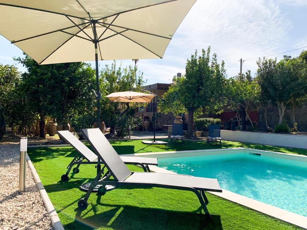 Villa Casa Della Zagara Trappitello Bagian luar foto
